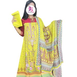 Charizma Zam Zam Premium Swiss Lawn Unstitched Three Piece – Luxury Women’s Dress Material